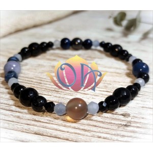 PULSEIRA BOHO HOLISTIC - AZUL PROFUNDO